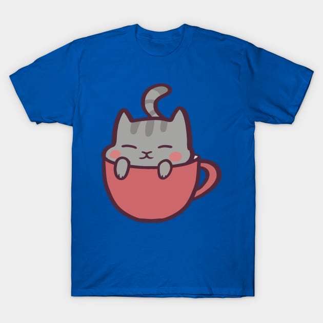 If the Mug Fits Cute Cat Sitting Classic 1 T-Shirt by MarlinsForemans